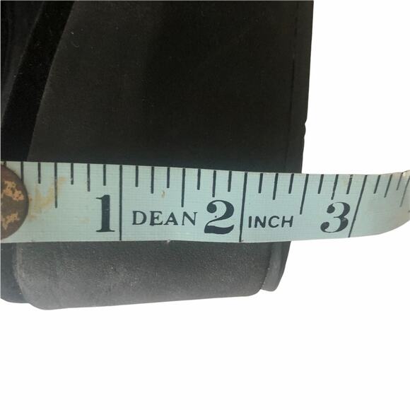 Bandolino Women Sandal Shoes 8.5 Black Slide In Wedge 3 Strap Backless Office - Picture 8 of 11